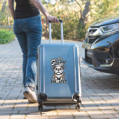 Bestes Leben mit Bulldog Aufkleber (Koffer Insitu)