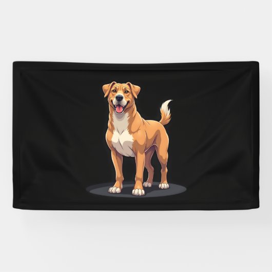 Bestes Leben mit dem Dogo Canario Long Sleeve T - Banner (Horizontal)