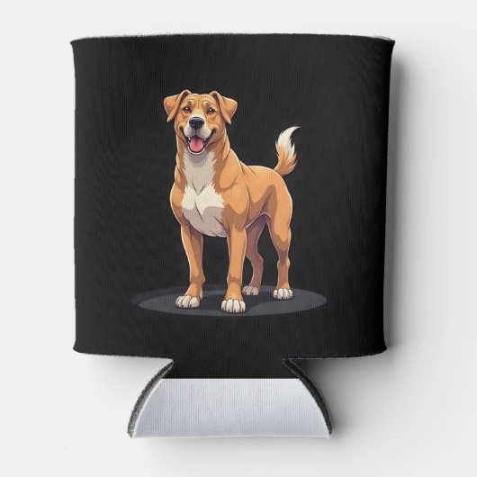 Bestes Leben mit dem Dogo Canario Long Sleeve T - Dosenkühler (Vorderseite)