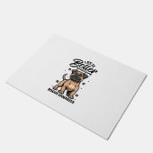 Bestes Leben mit Dogo Canario Fußmatte (Schrägansicht)