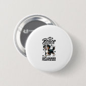 Bestes Leben mit Entlebucher Mountain Hund Button (Vorne & Hinten)