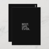 bestes Leben Postkarte (Vorne/Hinten)