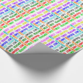 Bestes Lehrer-Geschenk-Packpapier Geschenkpapier (Ecke)
