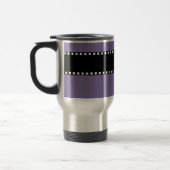 Bestes LEHRER Monogramm und individueller Name V11 Reisebecher (Links)