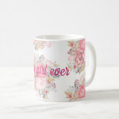 Bestes Mädchen je 1 Kaffeetasse (VorderseiteRechts)