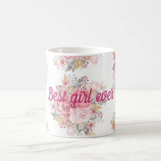 Bestes Mädchen je 1 Kaffeetasse (Mittel)