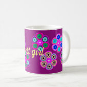 Bestes Mädchen Kaffeetasse (VorderseiteRechts)