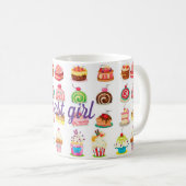 Bestes Mädchen Kaffeetasse (VorderseiteRechts)