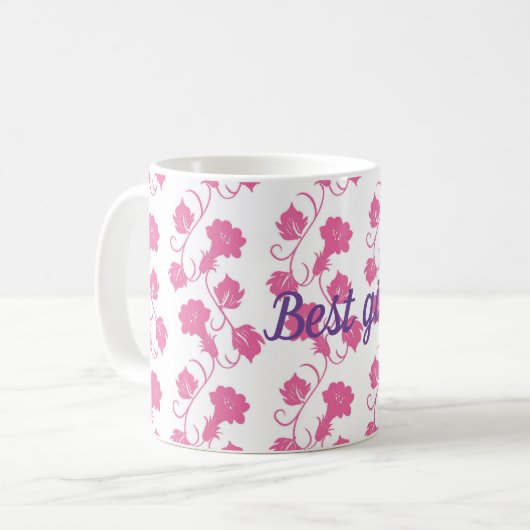 Bestes Mädchen Kaffeetasse (Vorderseite Links)