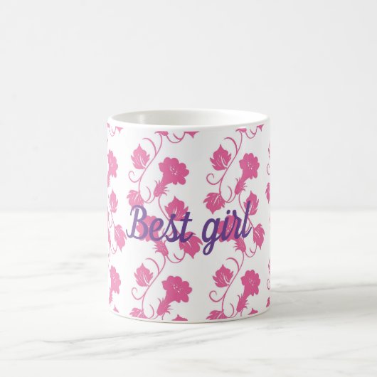 Bestes Mädchen Kaffeetasse (Mittel)