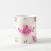Bestes Mädchen Kaffeetasse (Mittel)