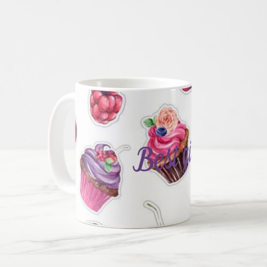 Bestes Mädchen Kaffeetasse (Vorderseite Links)