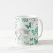 Bestes Mädchen Kaffeetasse (VorderseiteRechts)