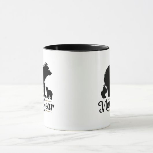 Bestes Mama-Bärengeschenk für Mütter Tasse (Zentrum)