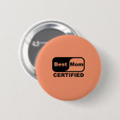 Bestes Mama Button (Vorne & Hinten)