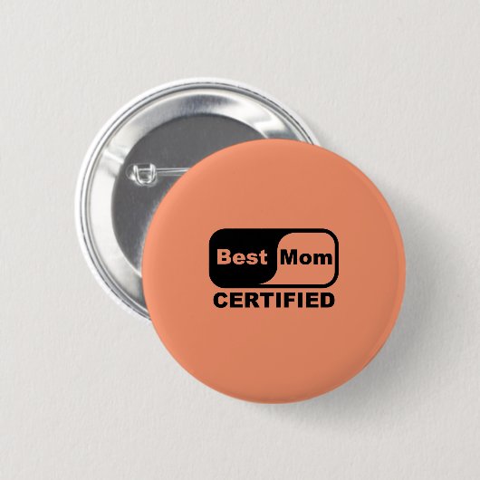 Bestes Mama Button (Vorne & Hinten)