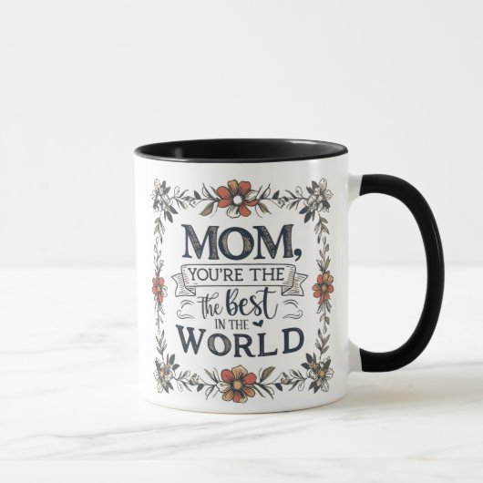 Bestes Mama-Geschenk Tasse (Rechts)