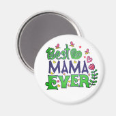 Bestes Mama jemals Magnet (Vorderseite/Rückseite)
