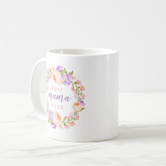 Bestes Mama-Muttertagsgeschenk Kaffeetasse (Vorderseite Links)