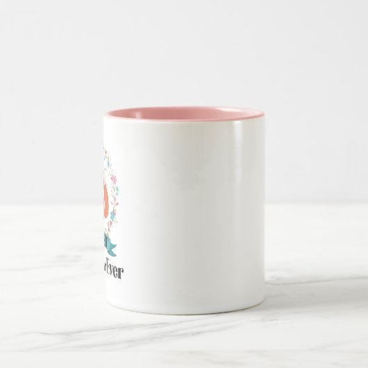 Bestes Meema je Oma-Geschenk Zweifarbige Tasse (Mittel)