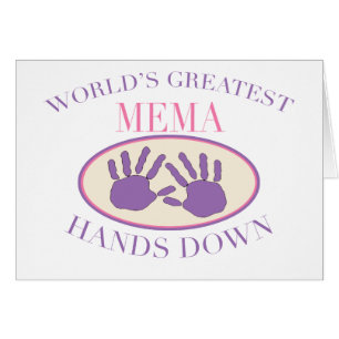 Bestes MeMa übergibt unten T - Shirt