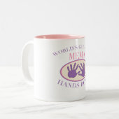 Bestes MeMa übergibt unten T - Shirt Zweifarbige Tasse (Vorderseite Links)