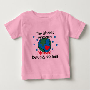 Bestes Memaw gehört mir Baby T-shirt