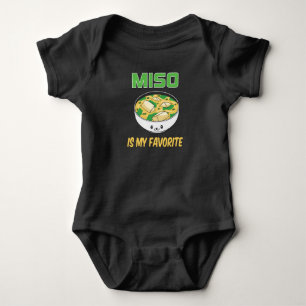 Bestes Miso-Suppen-Liebhaber-Geschenk Miso ist m Baby Strampler
