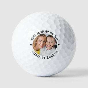 Bestes MOMMY Par Personalisiertes Foto Golfball