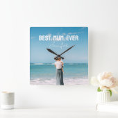 Bestes MuM-Foto je Quadratische Wanduhr (Zuhause)
