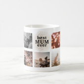 Bestes MUM je benutzerdefiniertes Gold Multi-Foto Kaffeetasse (Mittel)