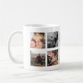Bestes MUM je benutzerdefiniertes Gold Multi-Foto Kaffeetasse (Links)