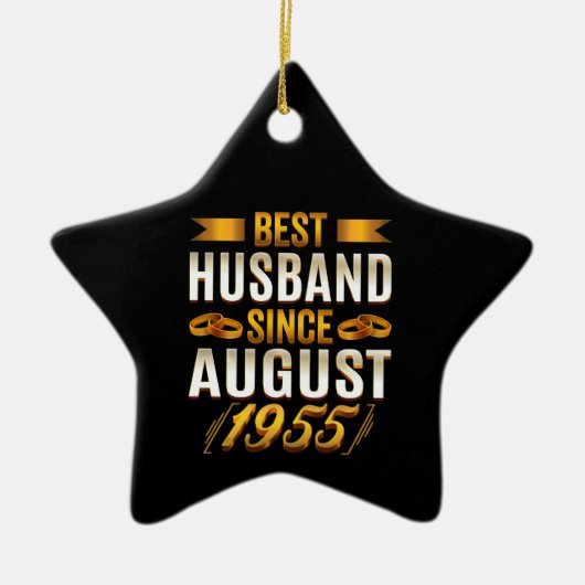 Bestes Musikfestival seit August 1955 Keramik Ornament (Vorne)