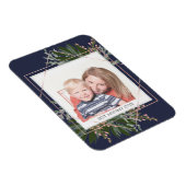 Bestes Müttertagsfloral Personalisiertes Foto Magnet (Rechte Seite)