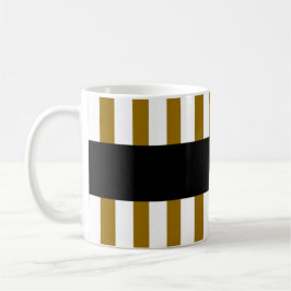 Bestes NACHBAR-überhaupt GOLD Stripes Kaffeetasse