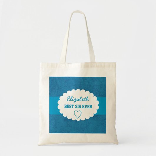 Bestes Name-Geschenk SIS überhaupt für Schwester Tragetasche (Vorne)