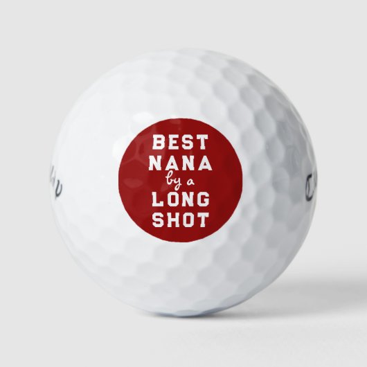 Bestes Nana-Geschenk Golfball (Vorderseite)