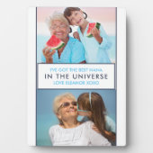 Bestes Nana im Universum - Personalisiertes Zwei-F Fotoplatte (Vorderseite)