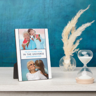 Bestes Nana im Universum - Personalisiertes Zwei-F Fotoplatte