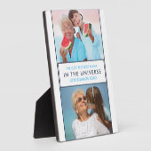 Bestes Nana im Universum - Personalisiertes Zwei-F Fotoplatte (Seite)