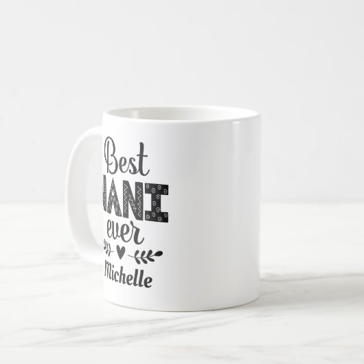 Bestes Nani-Geschenk für Großmutter Kaffeetasse (Vorderseite Links)