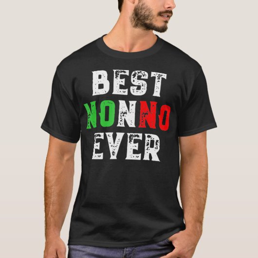 Bestes Nonno-je-italienisches Opa-Geschenk T-Shirt (Vorderseite)
