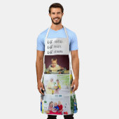 Bestes Oma Editable 9 Foto Schürze (Getragen)