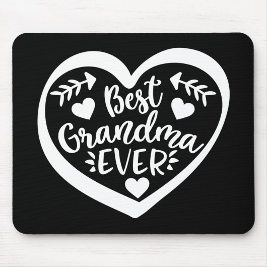 Bestes Oma-Ever-Herz-Geschenk Mousepad (Vorne)