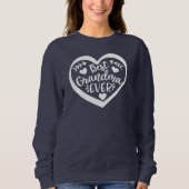 Bestes Oma-Ever-Herz-Geschenk Sweatshirt (Vorderseite)