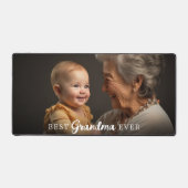 Bestes Oma Granparent-Foto Schreibtischunterlage (Vorderseite)
