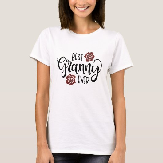 Bestes Oma-je-Design T-Shirt (Vorderseite)