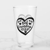 Bestes Oma-je-Geschenk Glas (Rückseite)