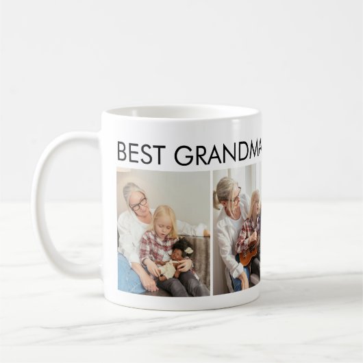 Bestes Oma je kundenspezifisches Personalisiertes Kaffeetasse (Links)