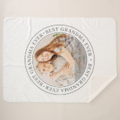 Bestes Oma je Modernes Klassisches Foto Sherpadecke (Vorderseite (Horizontal))